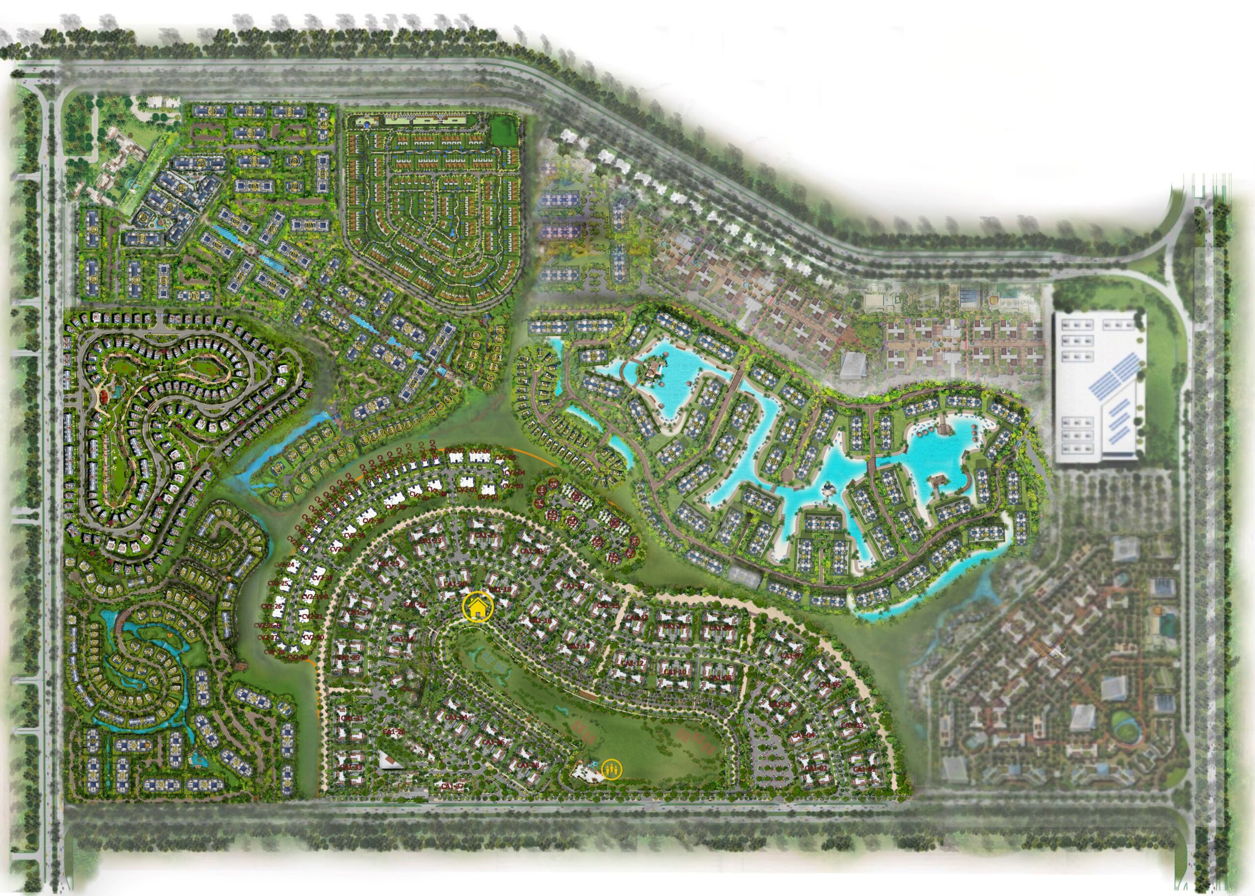 Mountain View ICity New Cairo الماستر بلان